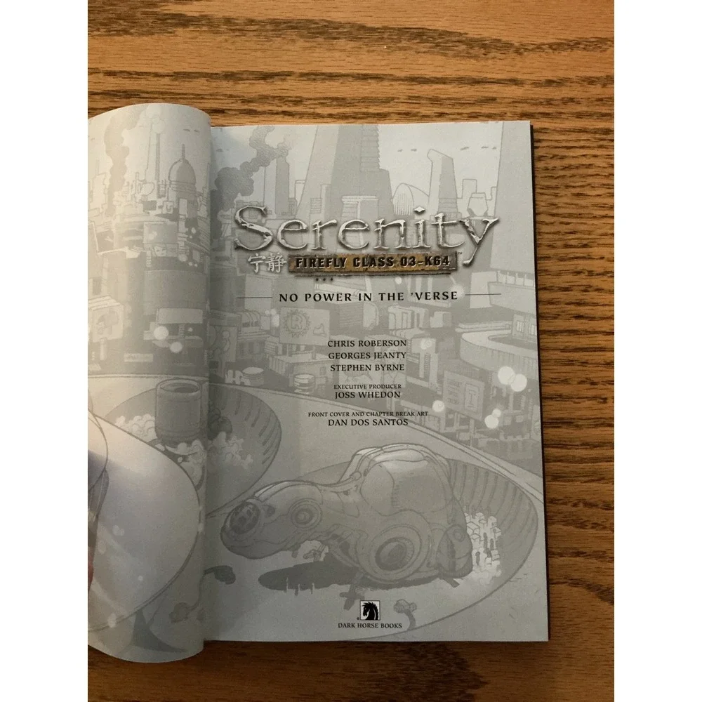 Serenity Firefly Graphic Novel Lot Leaves on the Wind No Power in the Verse HC